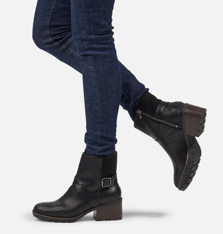 Sorel Dam Stövlar Svarta - Cate™ Buckle Mid - SUJ-258319
